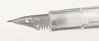 Sailor HighAce Neo Clear Beginners Fountain Pen, Steel Nib, Fine, Silver Body (11-0119-219), alternate view