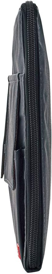 LIHITLAB Laptop Sleeve with Storage Pockets (Bag-in-Bag), 10 x 13.8 Inches, Black (A7554-24)