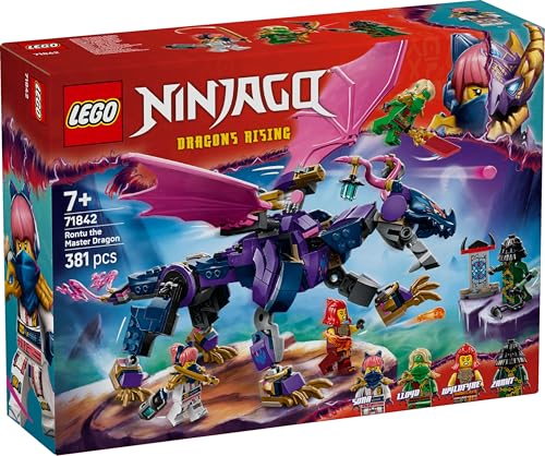 LEGO NINJAGO Rontu The Master Dragon Toy Set 71842 Building Blocks Toys for 7+ Gift for Boys and Girls