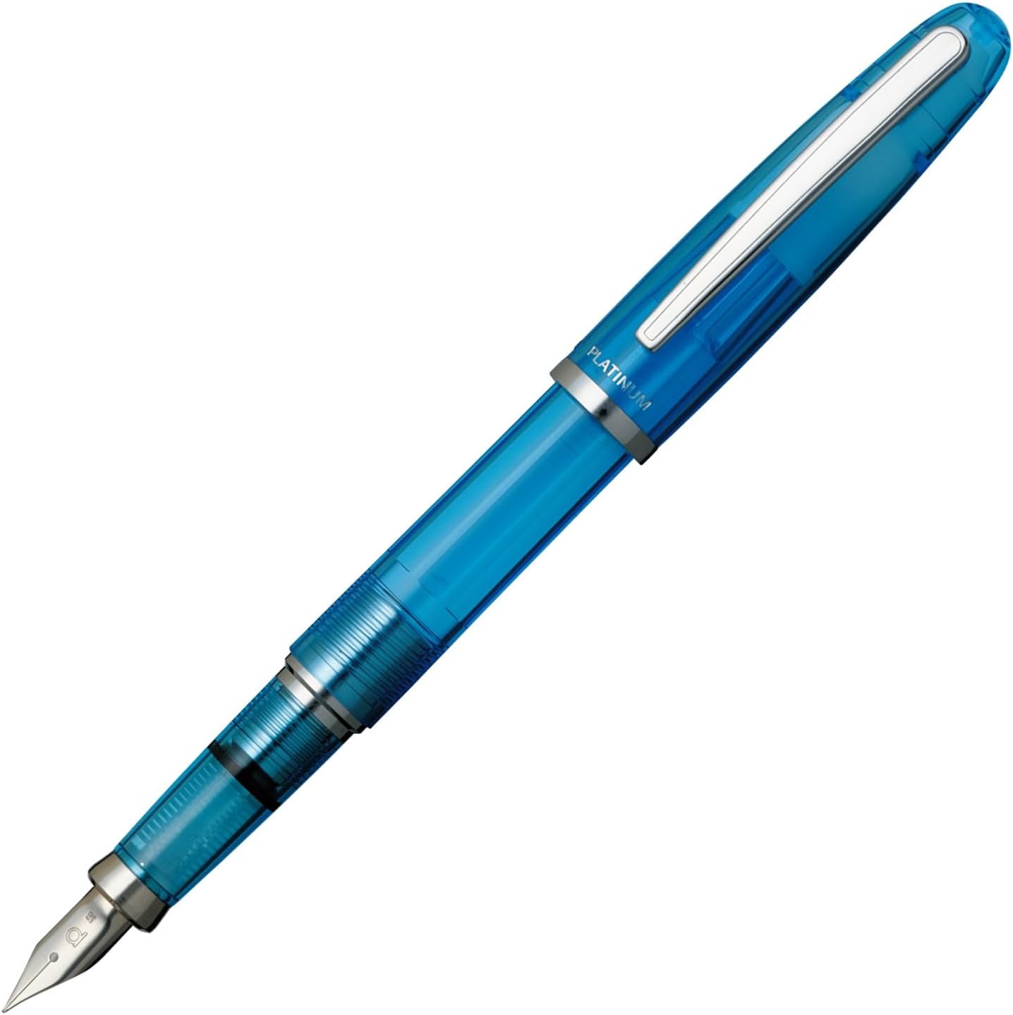 Platinum Fountain Pen Balance Crystal Blue Medium Point PGB-3000A#58-3, main image