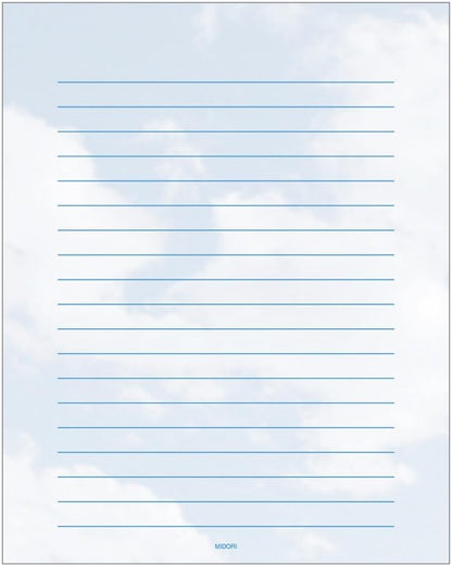 Letter Set green sky blue Nokimochi (japan import)