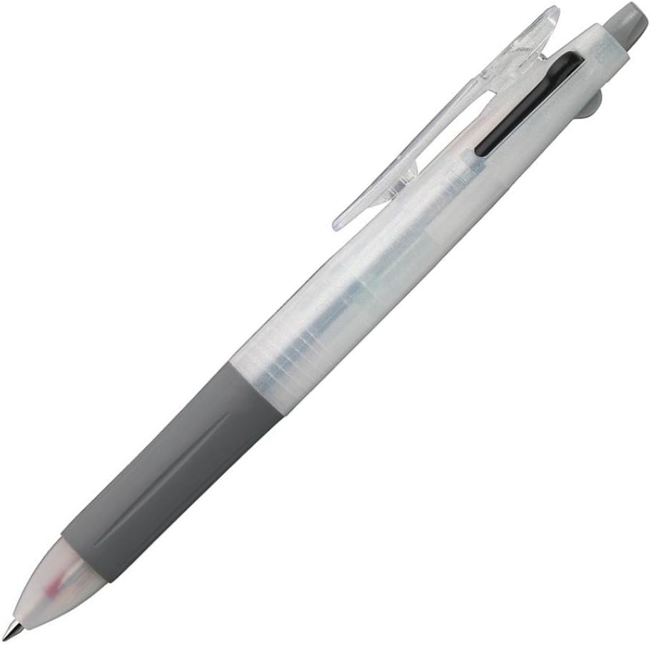ZEBRA Multi Function Sarasa 2 + S Black/Red Ink Ballpoint Pen, 0.5mm Mechanical Pencil, White Body