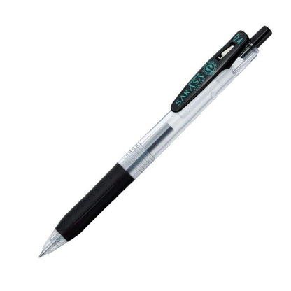 Zebra Sarasa Black Ink Refill (JF-0.4), Clip 0.4 0.4mm Gel Pen Ballpoint Pen (JJS15-BK) - 10 pieces