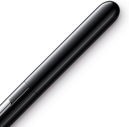 Lamy Fountain pen 074 dialogue 3 pianoblack Pt M E182 front view