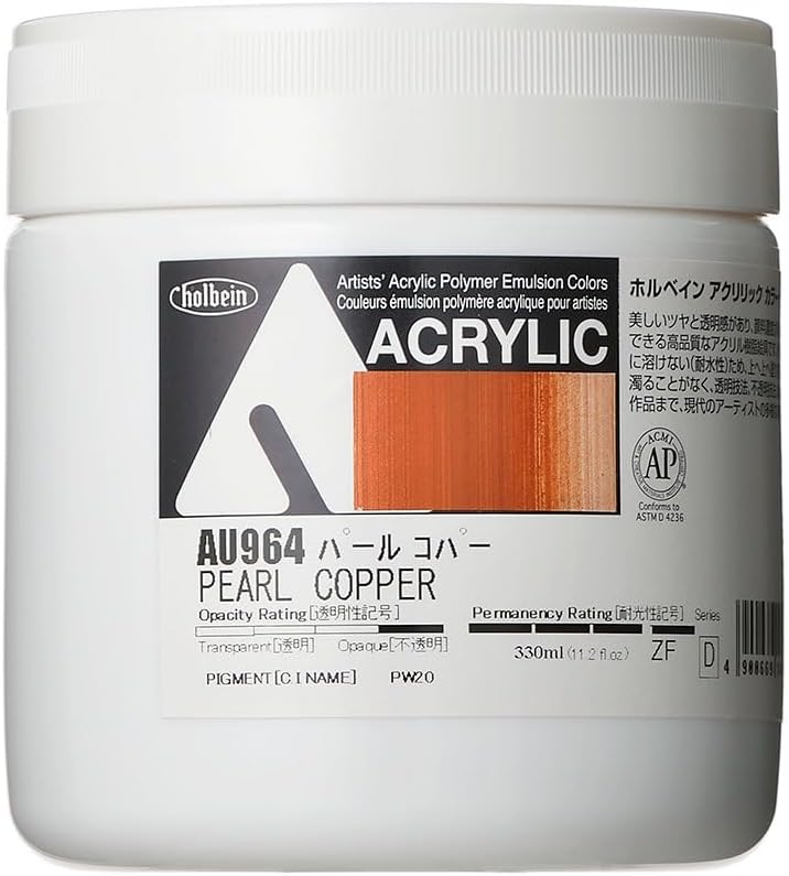 Holbein Acrylic Color [Heavy Body] AU964 330ml Pearl Copper 16964