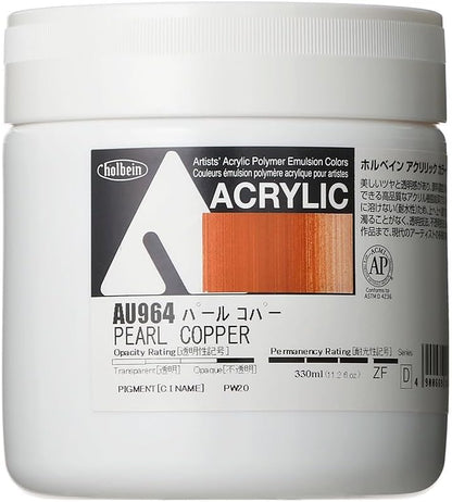 Holbein Acrylic Color [Heavy Body] AU964 330ml Pearl Copper 16964