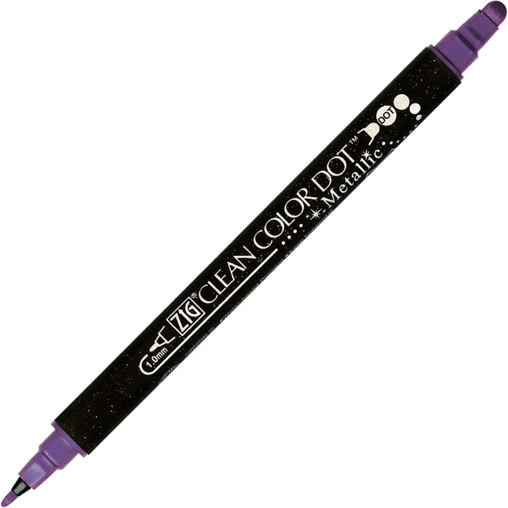 Kuretake TC-8100/6V ZIG Clean Color Dot Metallic 6 Colors