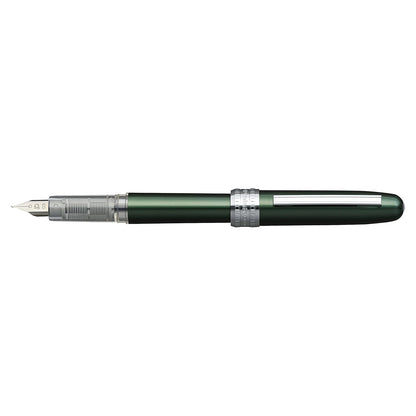 PLATINUM Fountain Pen, Plaisir Fine Nib, Green (PGB-1000-#41-F)