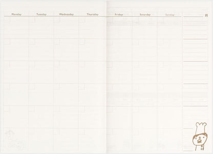 DESIGNPHIL 12266006 Household Account Book, A5 Monthly + Week, Cook Pattern
