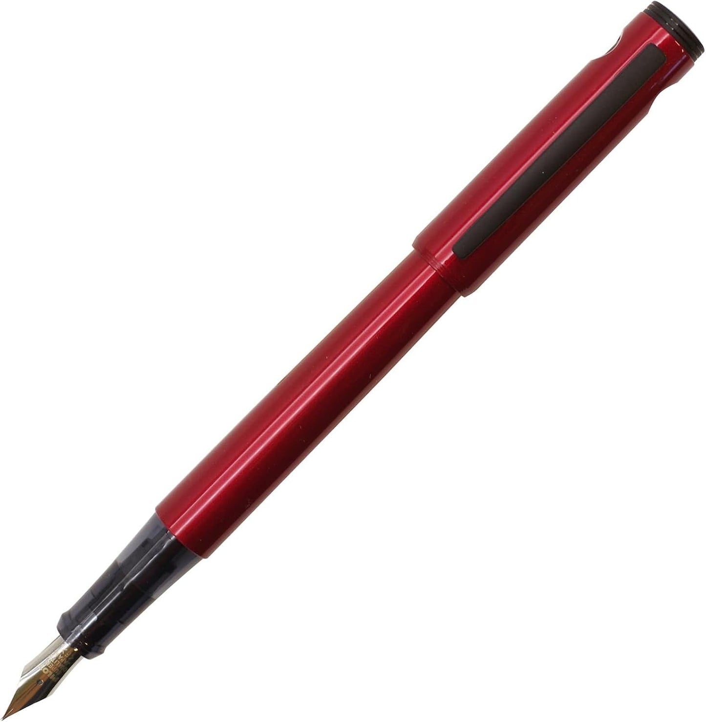 LIGHTIVE Fountain Pen, Live, Fine Point, F [Active Red], Lightweight Body, Stylish, Simple, F