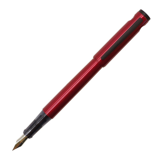LIGHTIVE Fountain Pen, Live, Fine Point, F [Active Red], Lightweight Body, Stylish, Simple, F
