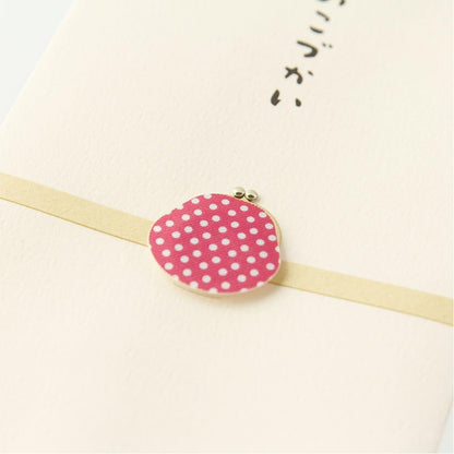 Midori 25261006 PC Gold Seal 261 Okozukai Gamaguchi Pattern