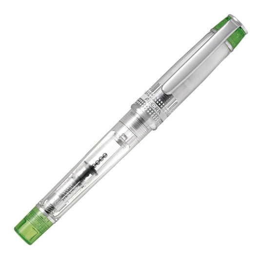 Pilot Prera Iro-Ai Fine-Nib Transparent Green Body Fountain Pen (FPRN-350R-TLGF)