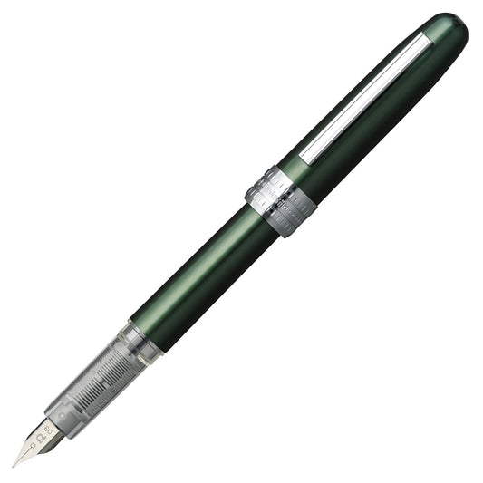 PLATINUM Fountain Pen, Plaisir Fine Nib, Green (PGB-1000-#41-F), main image