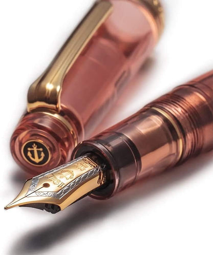 WANCHER Exclusive Sailor Original Professional Gear Hawaiian Ripe 21K Gold Fountain Pen [One-char Special Production] (F, Fine) design details