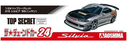 Aoshima Top Secret S15 Silvia ???99 Nissan 1:24 Scale Model Kit