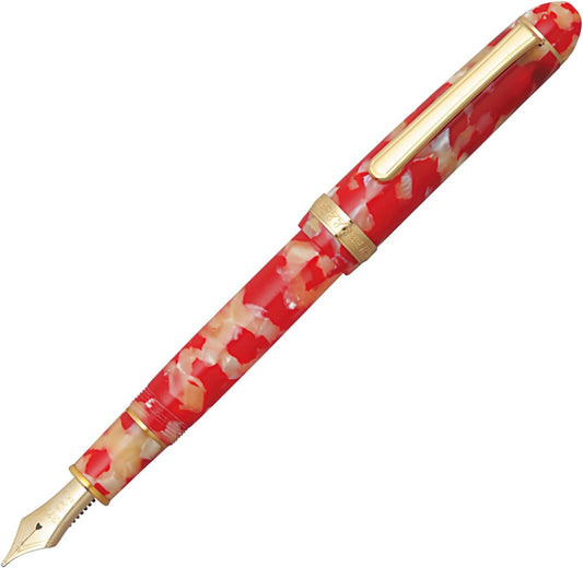 PLATINUM PTB-35000#24-3 Fountain Pen, Celluloid, Medium Point, Kingyo