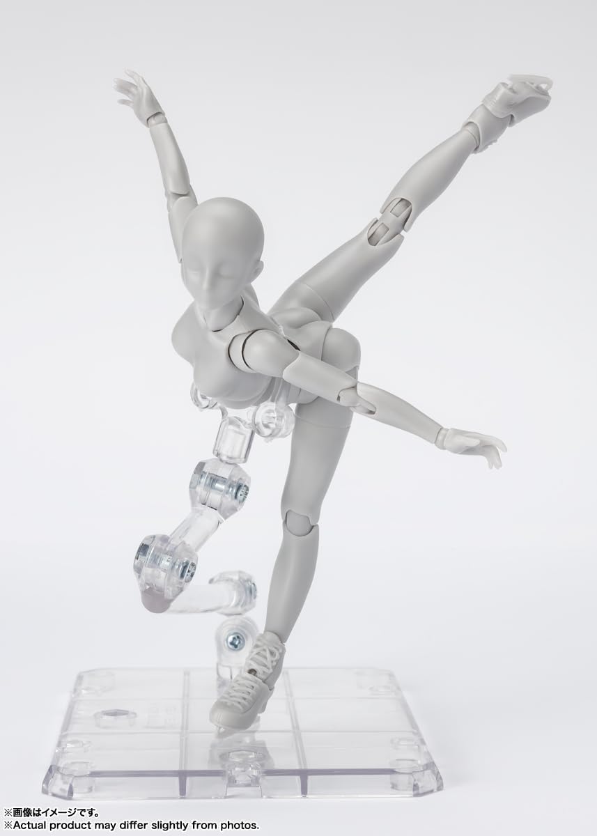 TAMASHII NATIONS - Body-Chan -Sports- Edition DX Set (Gray Color ver.), Bandai Spirits S.H.Figuarts Action Figure