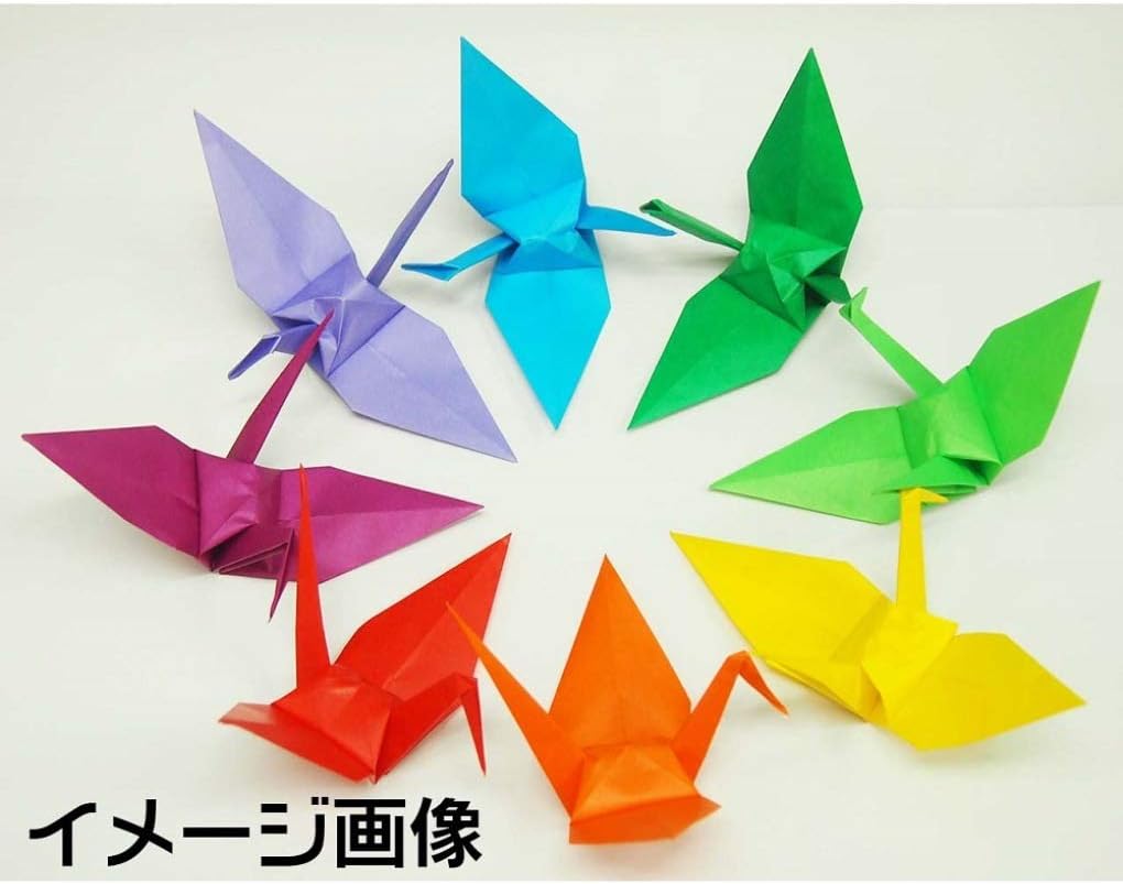 Toyo Thousand Paper Cranes Origami 7cm, 50 Colors, 1000 Sheets