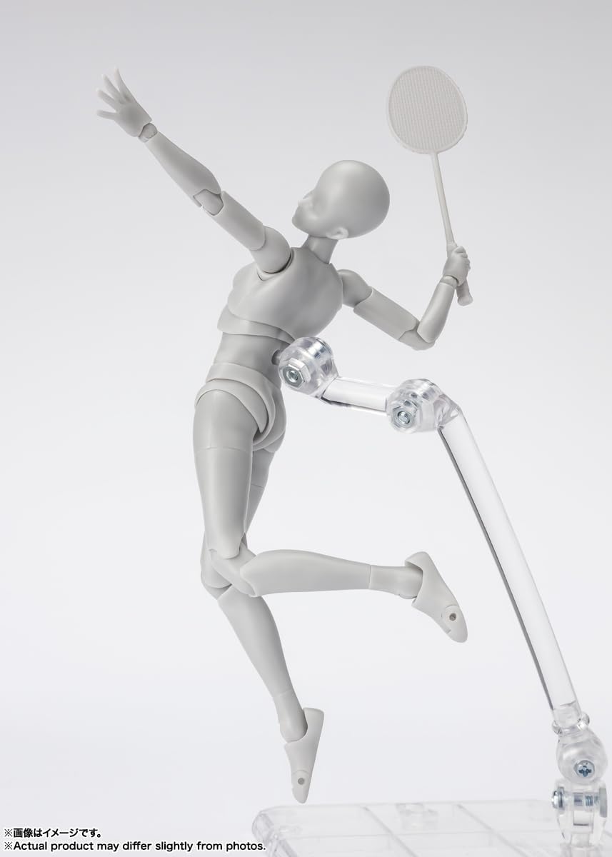 TAMASHII NATIONS - Body-Chan -Sports- Edition DX Set (Gray Color ver.), Bandai Spirits S.H.Figuarts Action Figure