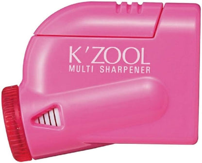 Kutsuwa STAD Angle Adjustable Pencil Sharpener K'ZOOL, Pink (RS018PK)