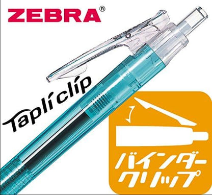 ZEBRA Permanent Ball Point Pen Tapri Clip 1.0 Black 10 pcs B-BNB5-BK