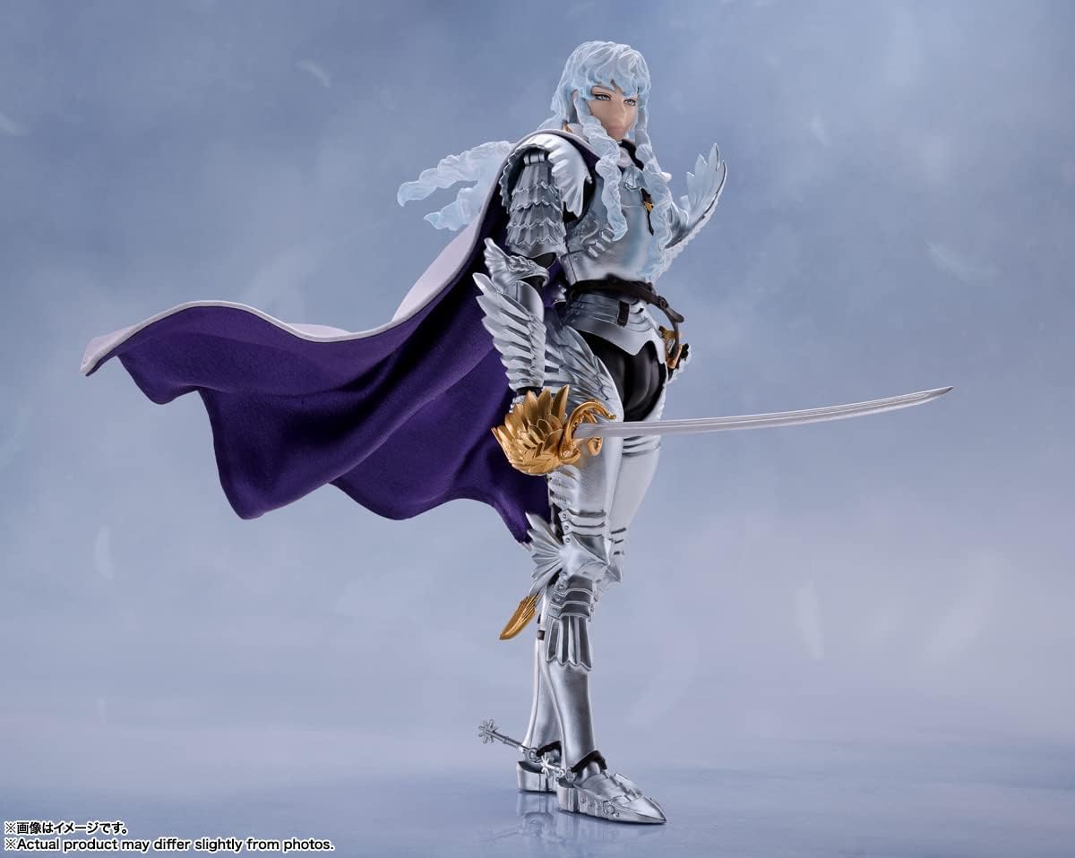 TAMASHII NATIONS - Berserk - Griffith (Hawk of Light), Bandai Spirits S.H.Figuarts Action Figure