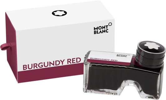 Montblanc Ink Bottle Burgundy Red 105198 ??? Premium-Quality Refill Ink in Deep Red for Fountain Pens, Quills, and Calligraphy Pens ??? 60ml Inkwell