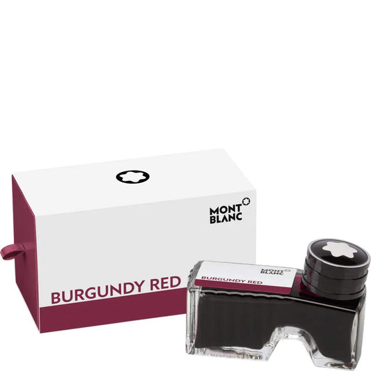 Montblanc Ink Bottle Burgundy Red 105198 ‰ÛÒ Premium-Quality Refill Ink in Deep Red for Fountain Pens, Quills, and Calligraphy Pens ‰ÛÒ 60ml Inkwell