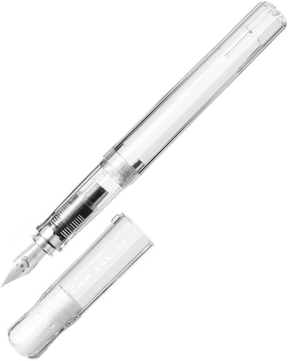 kakuno/fountain pen/EF ultrafine character [transparent body/non-color] FKA-1SR-NCEF