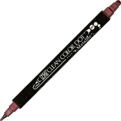 Kuretake TC-8100/6V ZIG Clean Color Dot Metallic 6 Colors