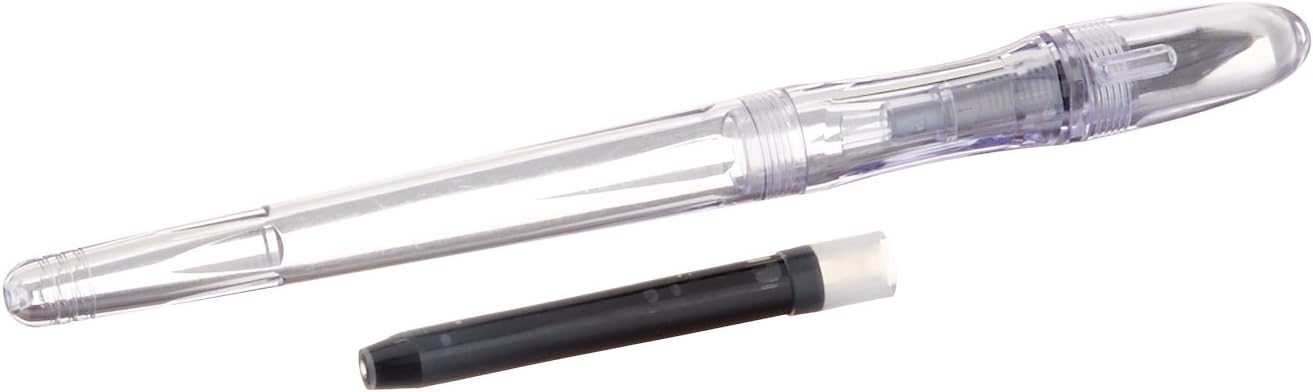 PILOT Fountain Pen with Ergo Grip, Extra Fine Nib, Clear Body (PFP50RNCEF)