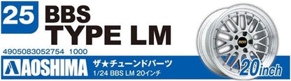 Aoshima 1/24 The Tuned Part Series No.25 LM 20 inch(Plastic Model Parts)