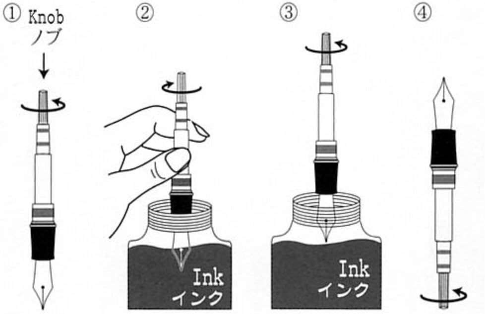 Sailor 14-0502-000 Fountain Pen Ink Inhaler Converter Slim