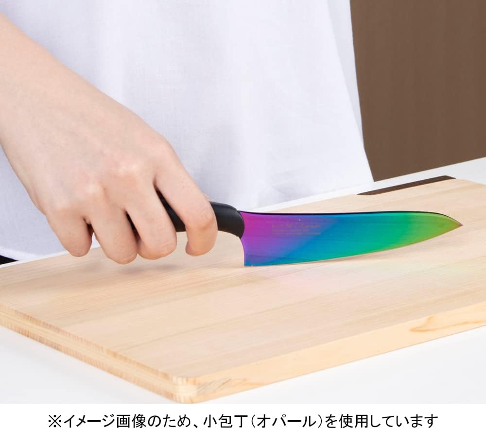 Sumikama Kasumi 22013/G Knife, Titanium Coated Small Knife, 5.1 inches (13 cm), Gold, Rust Resistant, Made in Japan, Seki City, Gifu Prefecture