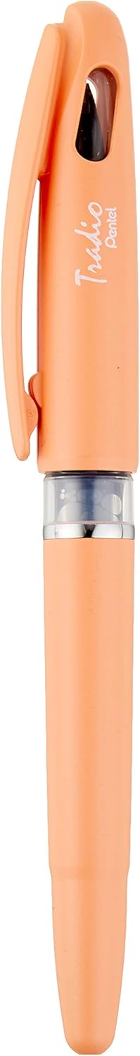 Pentel TRJ97F-A Tradio Plastic Water-Based Pen, Pastel Color, Pastel Orange