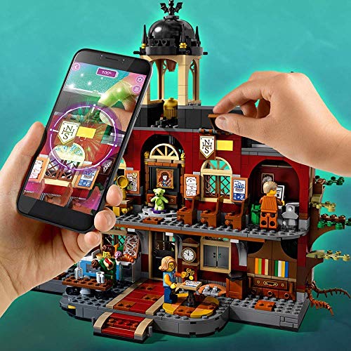 LEGO® -Hidden Side Haunted School Newbury Ghost Hunt Interactive Building Game Augmented Reality for iPhone Android Boy and Girl 9 Years and Up, 1474 Pieces 70425