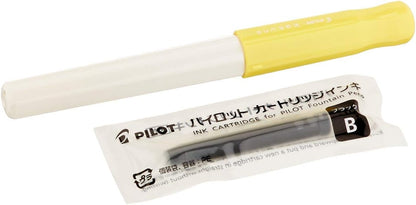 PILOT fountain pen Sumino soft yellow EF (extremely fine character), detail image