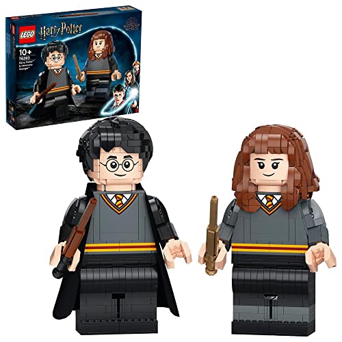 Lego Wizarding World Iconic Brick-Built Harry & Hermione 76393 Building Set for ages 10+ years