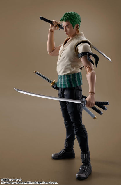 TAMASHII NATIONS - A Netflix Series: One Piece - Roronoa Zoro, Bandai Spirits S.H.Figuarts Action Figure