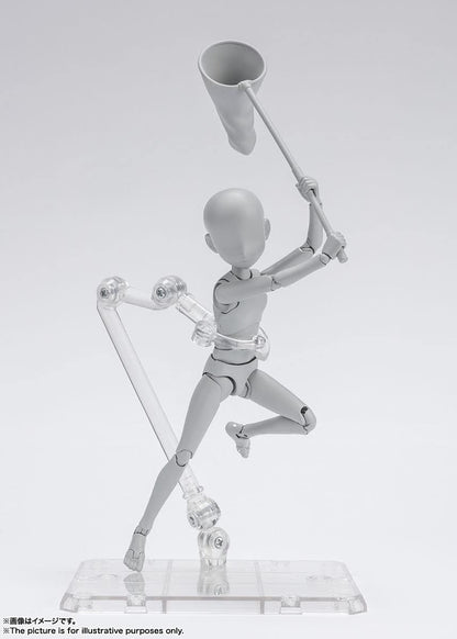 TAMASHII NATIONS - Body Kun Ken Sugimori Edition DX Set (Gray Color Version), Bandai Spirits S.H.Figuarts Action Figure