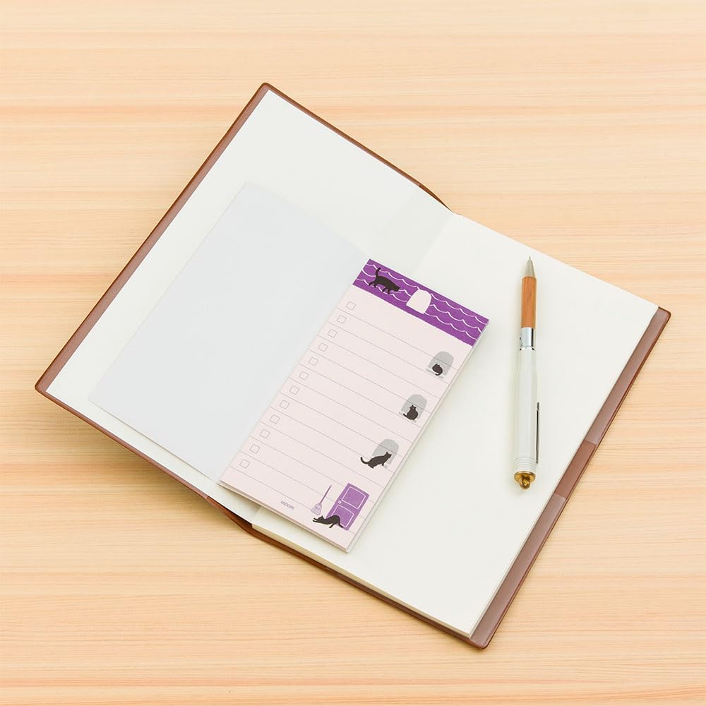 Midori Sticky Notes, 11765006, Sticky Paper, Doing, L, Penguin Pattern