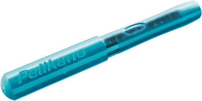 Pelikan Pelikano Jr. Fountain Pen, Right-Handed, Medium Nib, Turquoise, 1 Pen (924886)