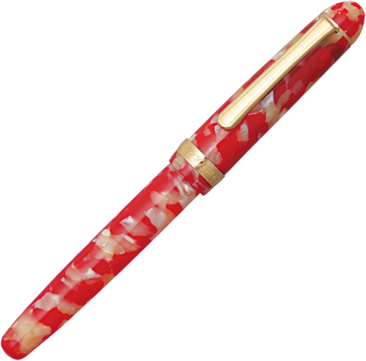 Platinum PTB-35000#24-2 Fountain Pen, Celluloid, Fine Point, Kingyo, alternate view