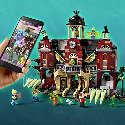 LEGO® -Hidden Side Haunted School Newbury Ghost Hunt Interactive Building Game Augmented Reality for iPhone Android Boy and Girl 9 Years and Up, 1474 Pieces 70425