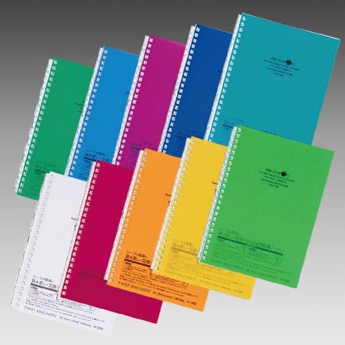LIHIT LAB. Refillable Notebook (Journal), Lined Paper, 8.2 x 5.8 inches (N1650)