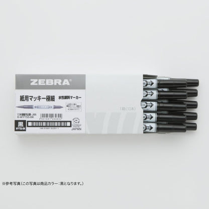 ZEBRA McKee extra fine B-WYTS5-G green 10 pieces for aqueous marker paper