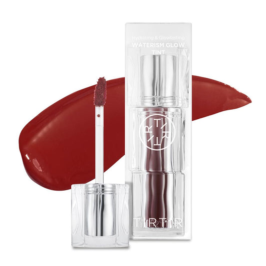 TIRTIR Waterism Tinted Lip Gloss #07 Cassis Plum, 0.14 Fl Oz ‰ÛÒ Kiss Ready Lipgloss, 12H Long Lasting Non Sticky Natural Tinted Glow Korean Multiuse Cheek and Lip Tint for Women gift
