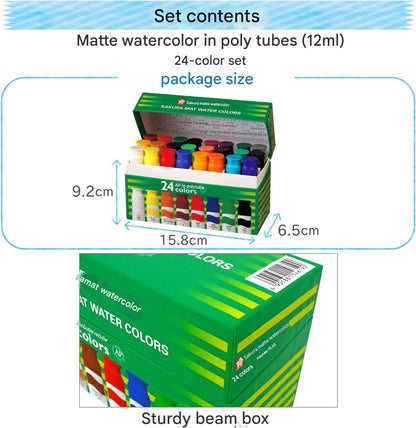 Sakura Cray - Pas Watercolor Paint Tubes