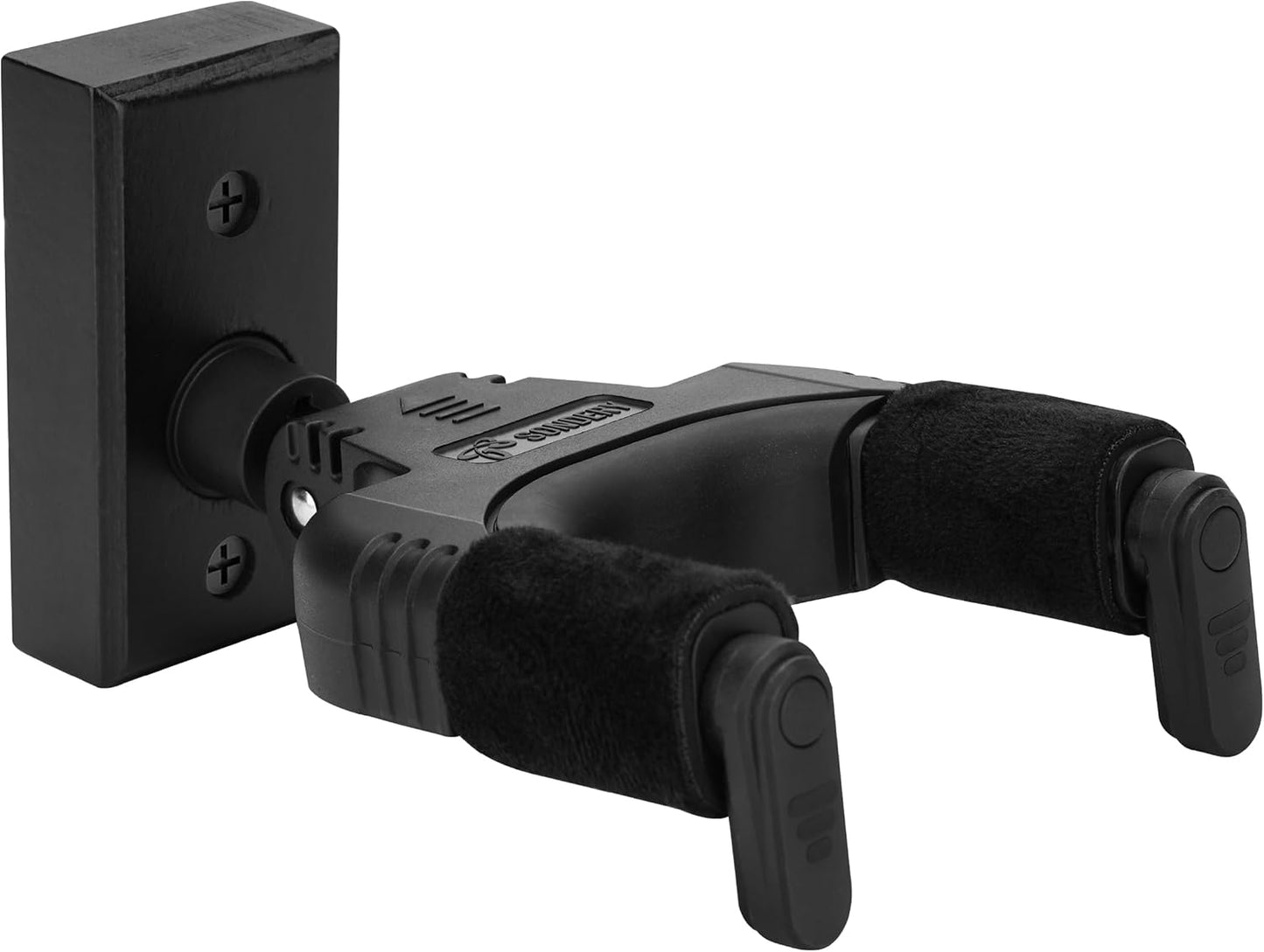 Sondery Guitar Wall Mount Hanger, Auto Lock and Adjustable Hook Holder for Acoustic and Electric Guitar, Ukulele, Bass, Banjo and Mandolin